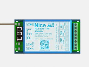 ET NICE RX3-RC RECEIVER - Novafort